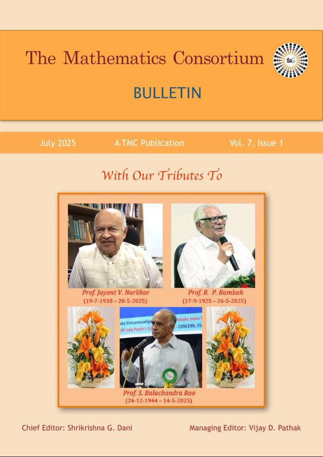 The Mathematics Consortium Bulletin July 2025 Vol. 7, Issue 1